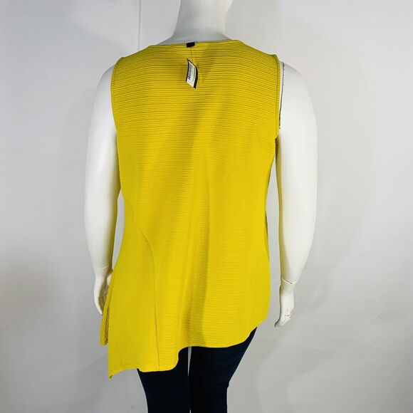 New Alfani Womans Sz 1X Blouse Asymmetrical Ribbed Shell Pullover Top Shirt NWT - Picture 6 of 8